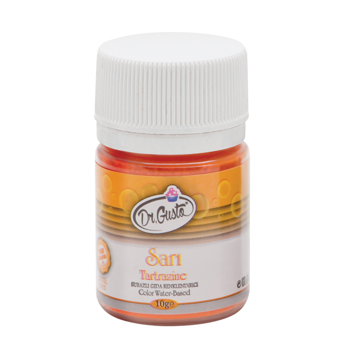 Dr Gusto Su Bazlı Toz Gıda Boyası Sarı 10g